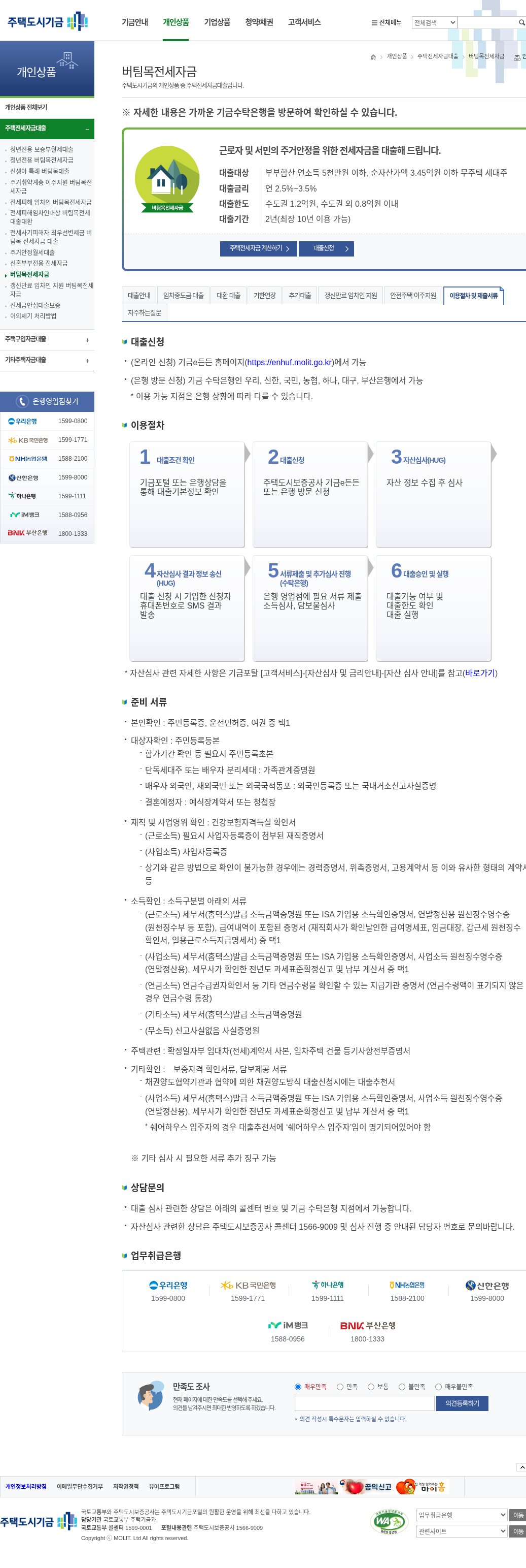 nhuf 이용절차 및 제출서류