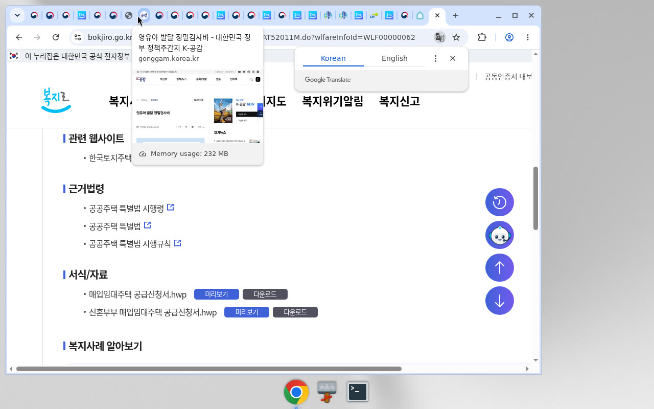 복지로 추가정보·문의 1600-1004