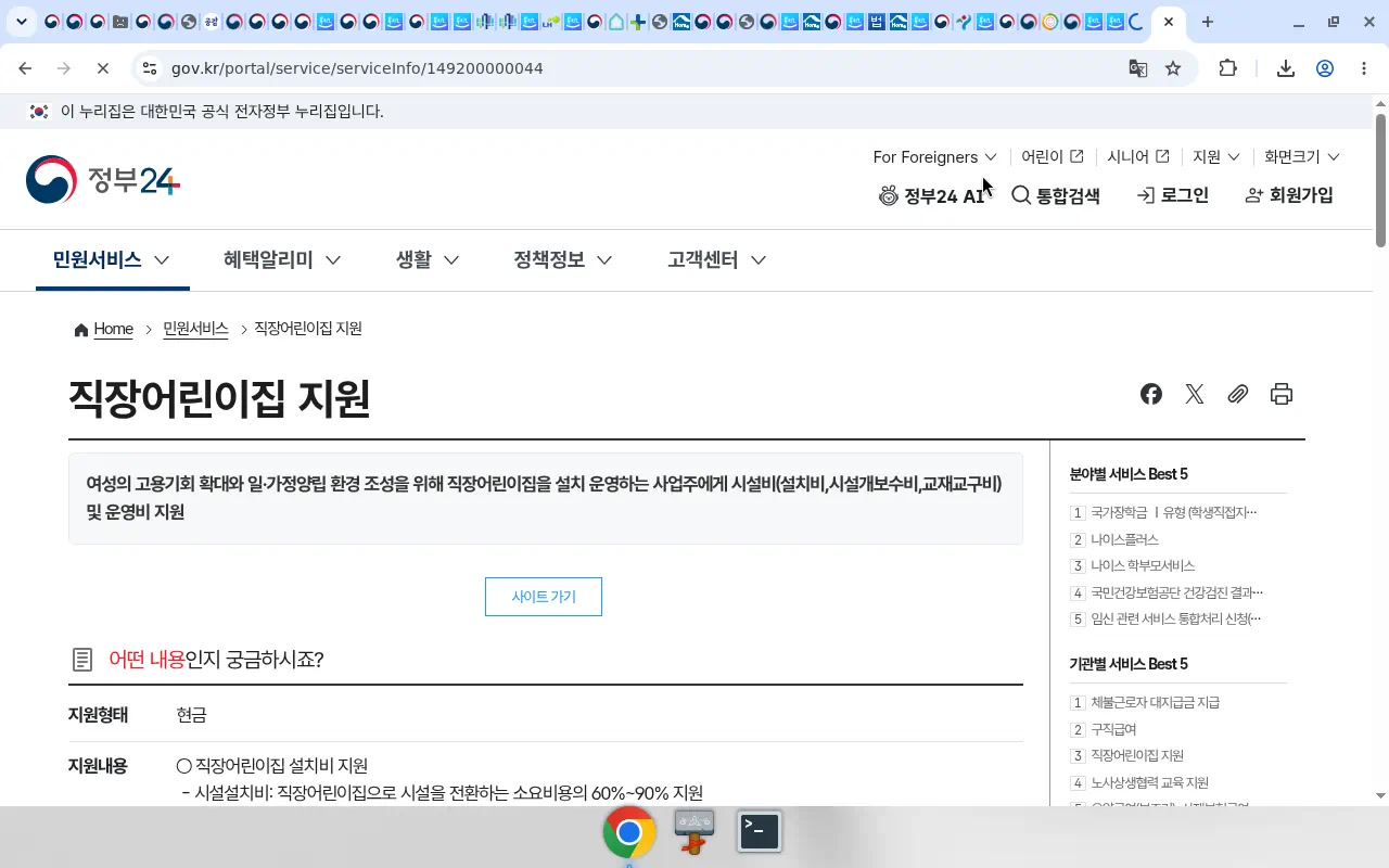 정부24 serviceInfo 149200000044